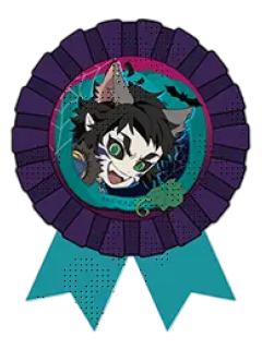 狯岳-2025万圣节胸花风徽章