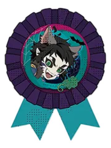 狯岳-2025万圣节胸花风徽章