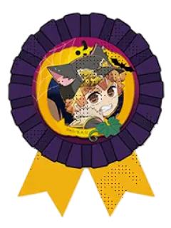 我妻善逸-2025万圣节胸花风徽章