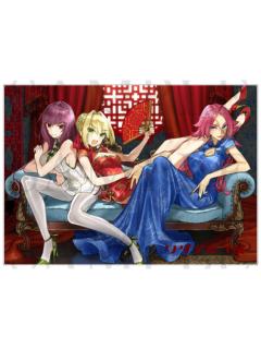 斯卡哈&尼禄·克劳狄乌斯&弗朗西斯·德雷克-wada展亚克力板(大阪会场)