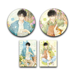 江添&盛望（猫猫咖啡厅徽章套组）-栗汀三期系列周边