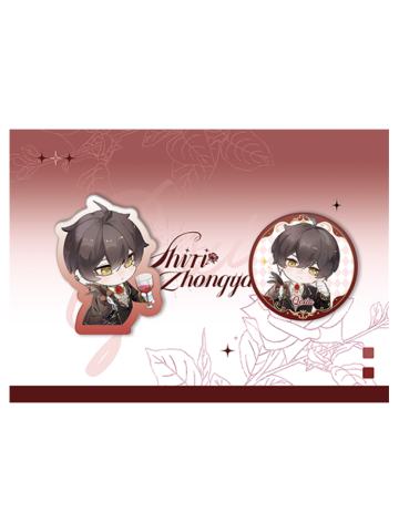 齐夏(Q版吧唧亚克力两件套)-秋廷晚宴系列周边