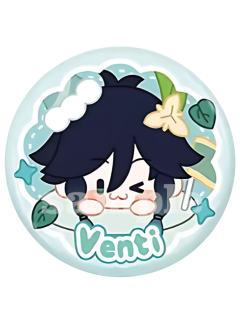 温迪-奇旅派对系列浮雕徽章