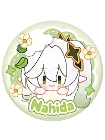 纳西妲-奇旅派对系列浮雕徽章