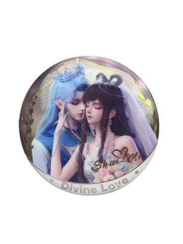 水帝&缔默(大隐藏)-看东方第二弹限定徽章