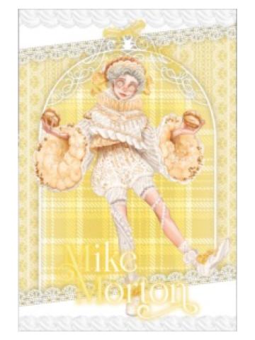 杂技演员-水溜鸟甜蜜世界故事满赠明信片