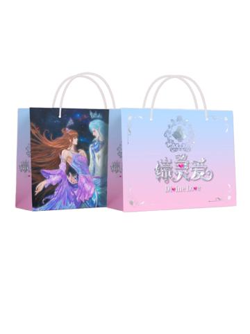 默水玲珑手提纸袋(漫库联名)-默水玲珑附赠周边