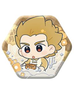 乙-喵好月圆系列双闪徽章