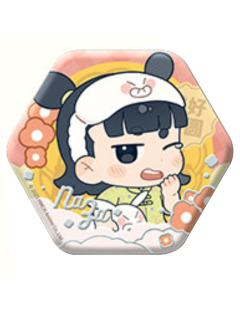 哪吒-喵好月圆系列双闪徽章