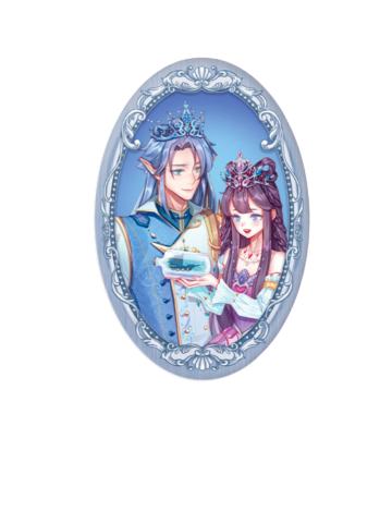 缔默&水帝3(隐藏款)-默水玲珑系列徽章