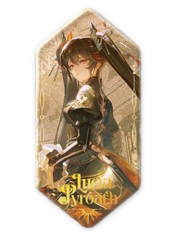 露西亚(誓焰&光耀颂赞)-执誓盟心系列机体主题系列异形马口铁徽章