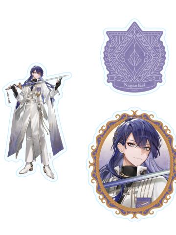 长尾景-骑士谷透明贴纸Set