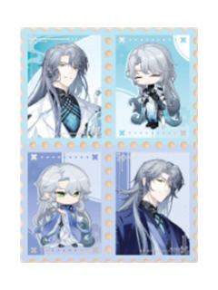 换心乌贼(四联邮票套组)-主题餐厅随餐特典