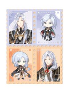 八仙过海闹罗汉(四联邮票套组)-主题餐厅随餐特典