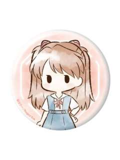 惣流·明日香·兰格雷-Q版水彩复古风吧唧