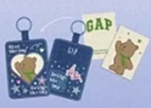 gap代言牛仔卡套