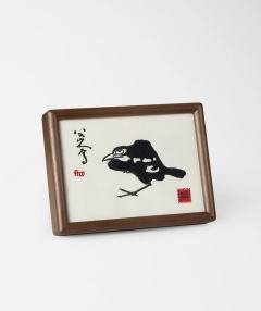 鸟刺绣画
