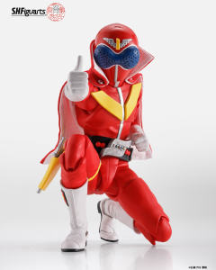 SHF 真骨雕 赤连者 超级战队 50th Anniversary Ver.（初回限定台座付属）-资料图