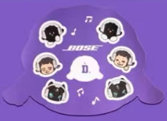 bose代言贴纸