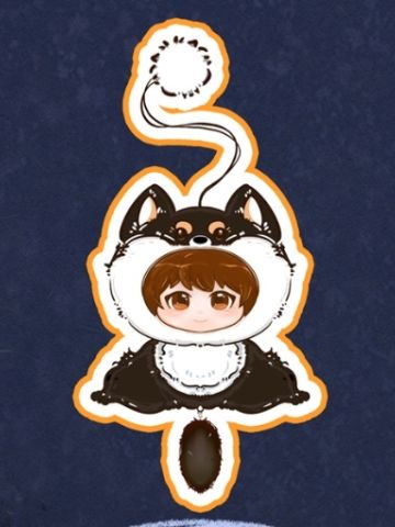 祝福御守挂件1 小柴犬