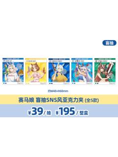 芦毛灰姑娘模玩熊SNS风亚克力夹