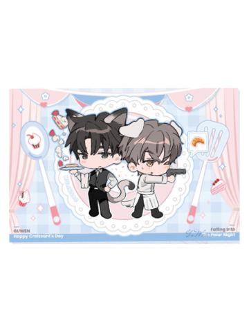 李述&顾昀迟(兽耳款明信片)-主题餐厅第一期满赠周边