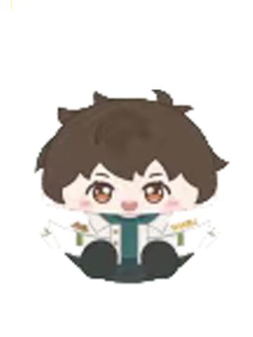 吴邪-F赏坐姿毛绒团子挂件