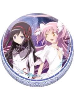 鹿目圆&晓美焰3-宝石梦境系列马口铁徽章