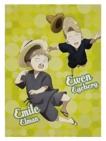 埃米尔·埃尔曼&尤因·埃奇伯格-横滨活动插画小卡