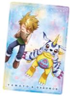 阿和和加布兽-万代食玩数码宝贝视觉艺术收藏卡