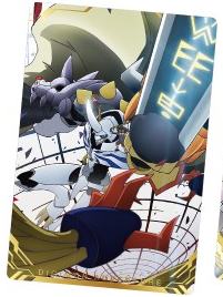 奥米加兽-万代食玩数码宝贝视觉艺术收藏卡