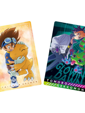 万代食玩数码宝贝视觉艺术收藏卡