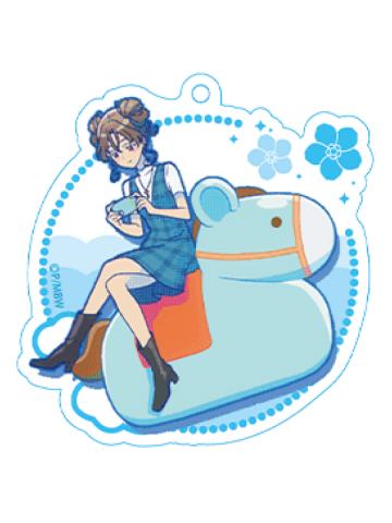 上泉舞-场面写木马圆挂件