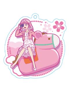 赤城结奈-场面写木马圆挂件