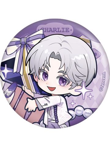 查理苏-微间绮想夜系列Q版马口铁徽章