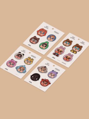 Sad Zoo Day贴纸系列