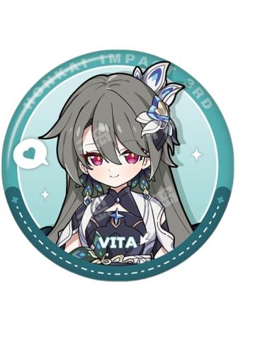 薇塔-第二部小不点茶会系列 马口铁徽章