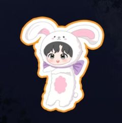 磁吸趴肩7 小兔子