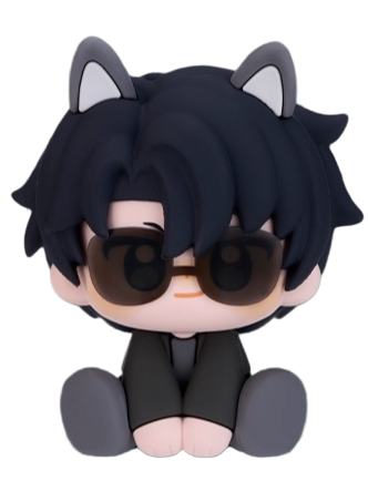 黑眼镜-MINIDOLL青铜萌系列软胶坐姿摆件