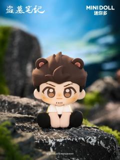 王月半-MINIDOLL青铜萌系列软胶坐姿摆件