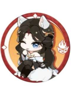 明教(成女)-明教“喵喵喵”系列云纹双闪徽章