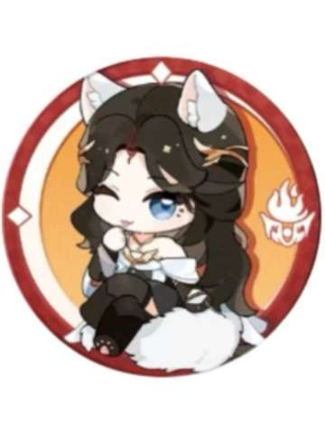 明教(成女)-明教“喵喵喵”系列云纹双闪徽章