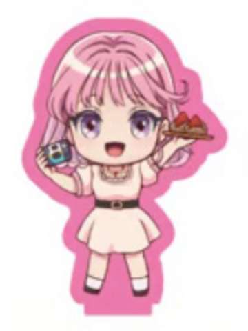 赤城结奈-三俣巧可生日cafe联动Q版立牌