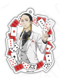 灰谷兰-公主cafe扑克牌挂件