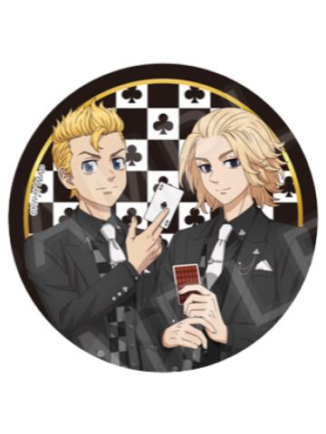 花垣武道&佐野万次郎-公主cafe扑克牌BIG吧唧