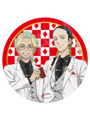 灰谷兰&灰谷龙胆-公主cafe扑克牌BIG吧唧