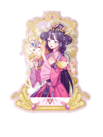 丽公主-默水玲珑系列亚克力立牌