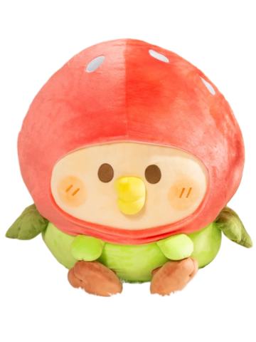 A-草莓毛绒公仔