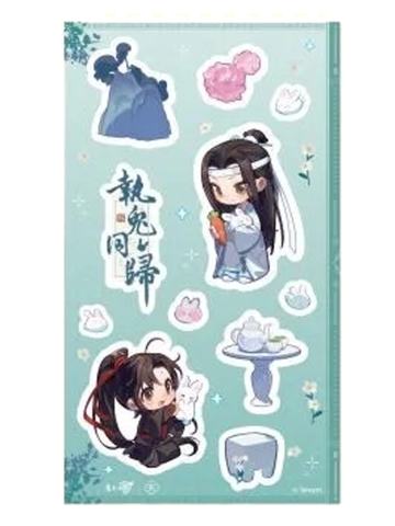 魏无羡＆蓝忘机(贴纸)-动画七周年快闪执兔同归系列周边
