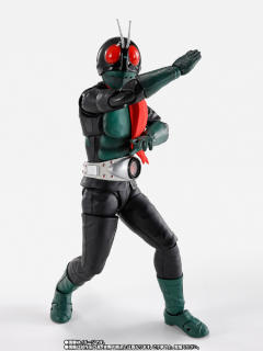 SHF 真骨雕 假面骑士1号（樱岛Ver.）光荣的昭和骑士版-资料图
